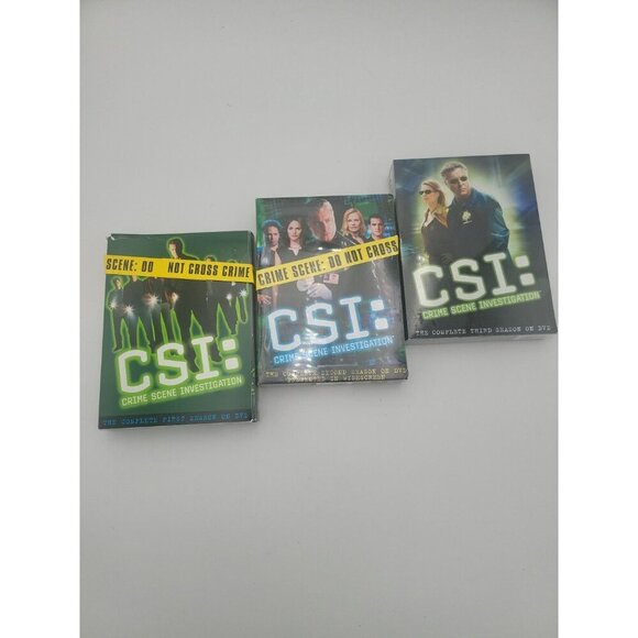 CSI Crime Scene Investigation Seasons One Two And Three Las Vegas Crime Scene - Picture 1 of 6